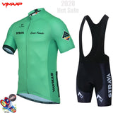 2021 Pro TEAM STRAVA cycling jersey set 19D gel bike shorts suit MTB men summer bicycling Maillot culotte clothing