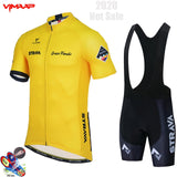 2021 Pro TEAM STRAVA cycling jersey set 19D gel bike shorts suit MTB men summer bicycling Maillot culotte clothing