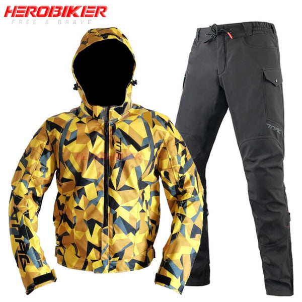 Motorcycle Jackets Motocross Racing Jacket Breathable Men Motorbike Riding Waterfroof Four Seasons Reflective Clothes Motorcycle Jerseys