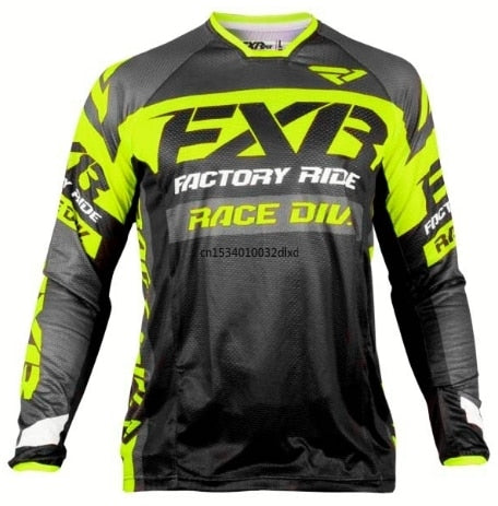 MTB jerseys DH Motocross MX FXR Long Sleeve MTB Jersey Cross-country Motorcycle Riding Downhill Jersey mtb jersey motocross