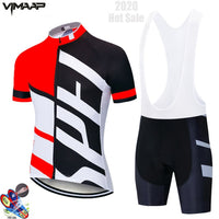 Summer team Cycling Jersey Set Mens Clothing Bike Clothes Cycling Clothing Breathable Short Sleeve suit