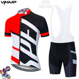 Summer team Cycling Jersey Set Mens Clothing Bike Clothes Cycling Clothing Breathable Short Sleeve suit