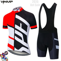 Summer team Cycling Jersey Set Mens Clothing Bike Clothes Cycling Clothing Breathable Short Sleeve suit