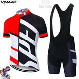 Summer team Cycling Jersey Set Mens Clothing Bike Clothes Cycling Clothing Breathable Short Sleeve suit