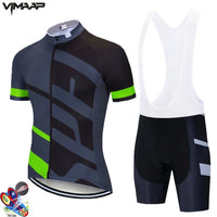 Summer team Cycling Jersey Set Mens Clothing Bike Clothes Cycling Clothing Breathable Short Sleeve suit