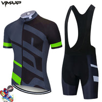 Summer team Cycling Jersey Set Mens Clothing Bike Clothes Cycling Clothing Breathable Short Sleeve suit