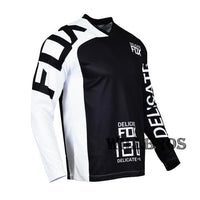 Race Jersey Delicate Fox Motocross ATV Bike Dirt Downhill Offroad MX DH MTB Racing