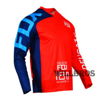 Race Jersey Delicate Fox Motocross ATV Bike Dirt Downhill Offroad MX DH MTB Racing