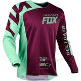 Race Jersey Delicate Fox Motocross ATV Bike Dirt Downhill Offroad MX DH MTB Racing