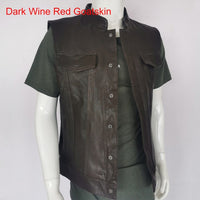 Motorcycle Jacket Motorcycle Biker Leather Vest Men Genuine Leather Sleeveless Jackets 100% REAL Cowhide/Sheepskin Asian Size S-6XL M232