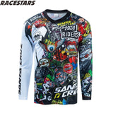 Motocross Jersey MTB Downhill Mountain Jersey Enduro MX Cycling Jersey Mountain Bike DH Maillot Ciclismo Hombre Quick Drying BMX