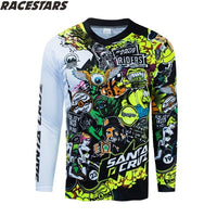 Motocross Jersey MTB Downhill Mountain Jersey Enduro MX Cycling Jersey Mountain Bike DH Maillot Ciclismo Hombre Quick Drying BMX