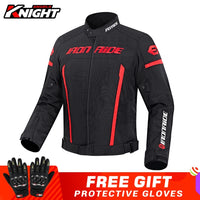 Motorcycle Men Motorcycle Jacket Suit Chaqueta Moto Windproof Motocross Riding Jacket Protective Gear Waterproof Motorbike Pants Set M-3XL