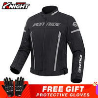 Motorcycle Men Motorcycle Jacket Suit Chaqueta Moto Windproof Motocross Riding Jacket Protective Gear Waterproof Motorbike Pants Set M-3XL