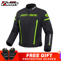 Motorcycle Men Motorcycle Jacket Suit Chaqueta Moto Windproof Motocross Riding Jacket Protective Gear Waterproof Motorbike Pants Set M-3XL