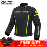 Motorcycle Men Motorcycle Jacket Suit Chaqueta Moto Windproof Motocross Riding Jacket Protective Gear Waterproof Motorbike Pants Set M-3XL