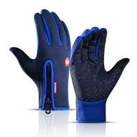 Winter Cycling Gloves Bicycle Warm Touchscreen Full Finger Gloves Waterproof Outdoor Bike Skiing Motorcycle Riding