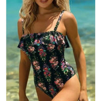 Swimwear Sexy Floral One Piece Large Swimsuits Closed Plus Size Swimwear Push Up Body Bathing Suit For Pool Beach Women's Swimming Suit
