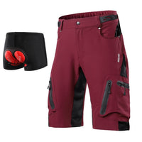Men's Outdoor Sports Cycling Shorts MTB Downhill Trousers Mountain Bike Bicycle Shorts Water Resistant Loose Fit 1202