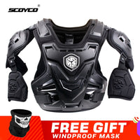 Motorcycle Jacket Motorcycle Armor CE Motocross Chest Back Protector Moto Protection Body Armor Riding Motocross Jacket Protective Gear