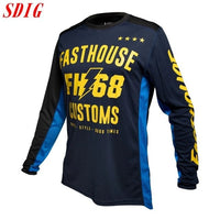 MTB race moto bike clothing Fasthouse Summer DH MX Jersey motorcycle motocross long sleeve cycling Jersey