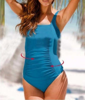 Swimwear Multicolor Women Print One-piece Swimsuits Bandage High Cut Backless Swimwear Bathing Suit Retro Beach Monokini Plus Size XXXXXL