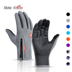 Bicycle Accessories Winter Cycling Gloves Bicycle Warm Touchscreen Full Finger Gloves Waterproof Outdoor Bike Skiing Motorcycle Riding