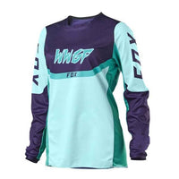 MTB Jerseys 2021 Women's Motorcycle Cycling Wear Mountain Bike Cross Country Motorcycle Wear T-shirt Clothes Long Sleeve