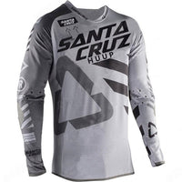 MTB Jerseys 21 Motocross Jerseys Moto Long Mx Motorcycle Summer Mountain Bike Dh Downhill Jersey XC BMX FXR MTB T Shirt ClothesNew Racing Downhill Jersey Mountain Bike Cycling Jersey Crossmax Shirt Ciclismo Clothes SANTA CRUZ MTB Motorcycle jersey Men