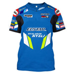 MTB Jerseys For Suzuki Motorcycles Riding Short-sleeved Quick-drying Clothes Summer Big Car Racing T-shirt Male Off-road T Shirt Motocross