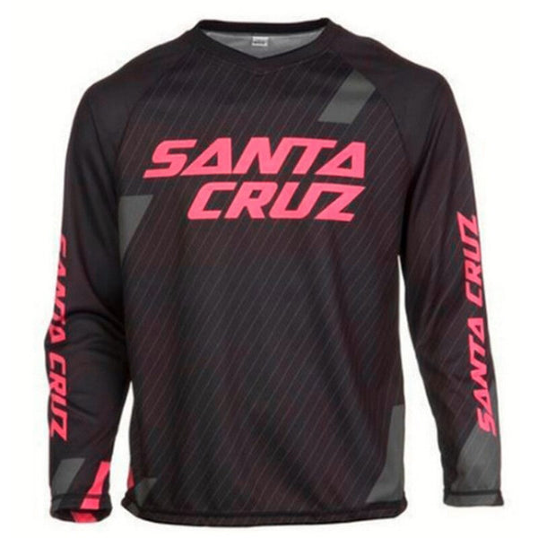 Downhill Jersey Mountain Bike Motorcycle Cycling Jersey Crossmax Ciclismo Clothes for Men MTB MX Santa Cruz