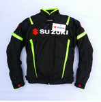 Motorcycle Jacket Mens Motorcycle Suzuki Racing Moto  Clothing Jacket Men Biker Jacket Armor Cross Coat Jacket  Motorcycle Road Jacket Clothes