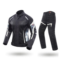 Women Motorcycle Jacket Pants Clothes Pants Trousers Suits Summer Female Motorbike Motocross Jacket With CE Protector Gear