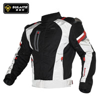 Moto Clothing Set Motorcycle Winter Rally Racing Jackets Suit Titanium Alloy Waterproof Racing Clothes Motorbike Protection Moto Riding Jackets