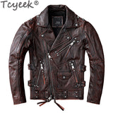 Motorcycle Jacket Streetwear Natural Real Cow Leather Coat Men Clothes 2020 Motorcycle 100% Genuine Leather Jacket Man Hommes Veste 1928