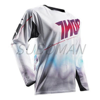 Downhill Jersey New Mountain Bike Motorcycle Cycling Jersey Crossmax Shirt Ciclismo Clothes for Men MTB TEAM THOR MX New Racing Downhill Jersey