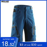 Men's Outdoor Sports Cycling Shorts MTB Downhill Trousers Mountain Bike Bicycle Shorts Water Resistant Loose Fit 1202