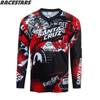 Motocross Jersey MTB Downhill Mountain Jersey Enduro MX Cycling Jersey Mountain Bike DH Maillot Ciclismo Hombre Quick Drying BMX
