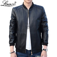 Motorcycle Jacket Mens Leather Jacket Men Autumn Winter Slim Motorcycle Coats Male Fleece Biker Clothes Men's Leather Bomber Jackets BM266