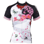 Ilpaladino Scenic Spring Women's Summer Short-Sleeve Cycling Jersey Biking Exercise Bicycling Pro Cycle Clothing Racing Apparel Outdoor Sports Leisure Breathable Sport Butterfly Around Petals Clothes NO.542 -  Cycling Apparel, Cycling Accessories | BestForCycling.com 